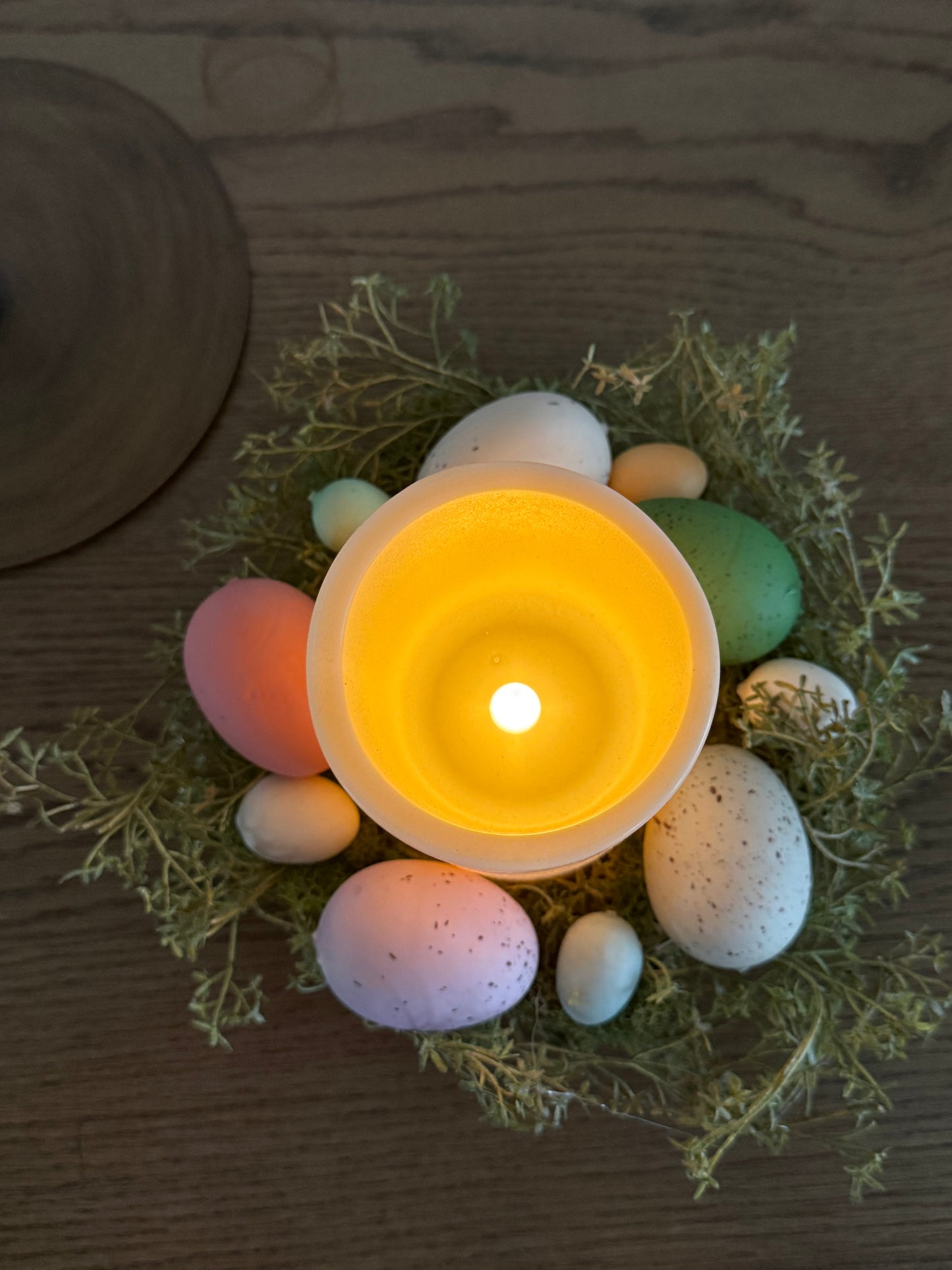 Pillar Candle Wreath