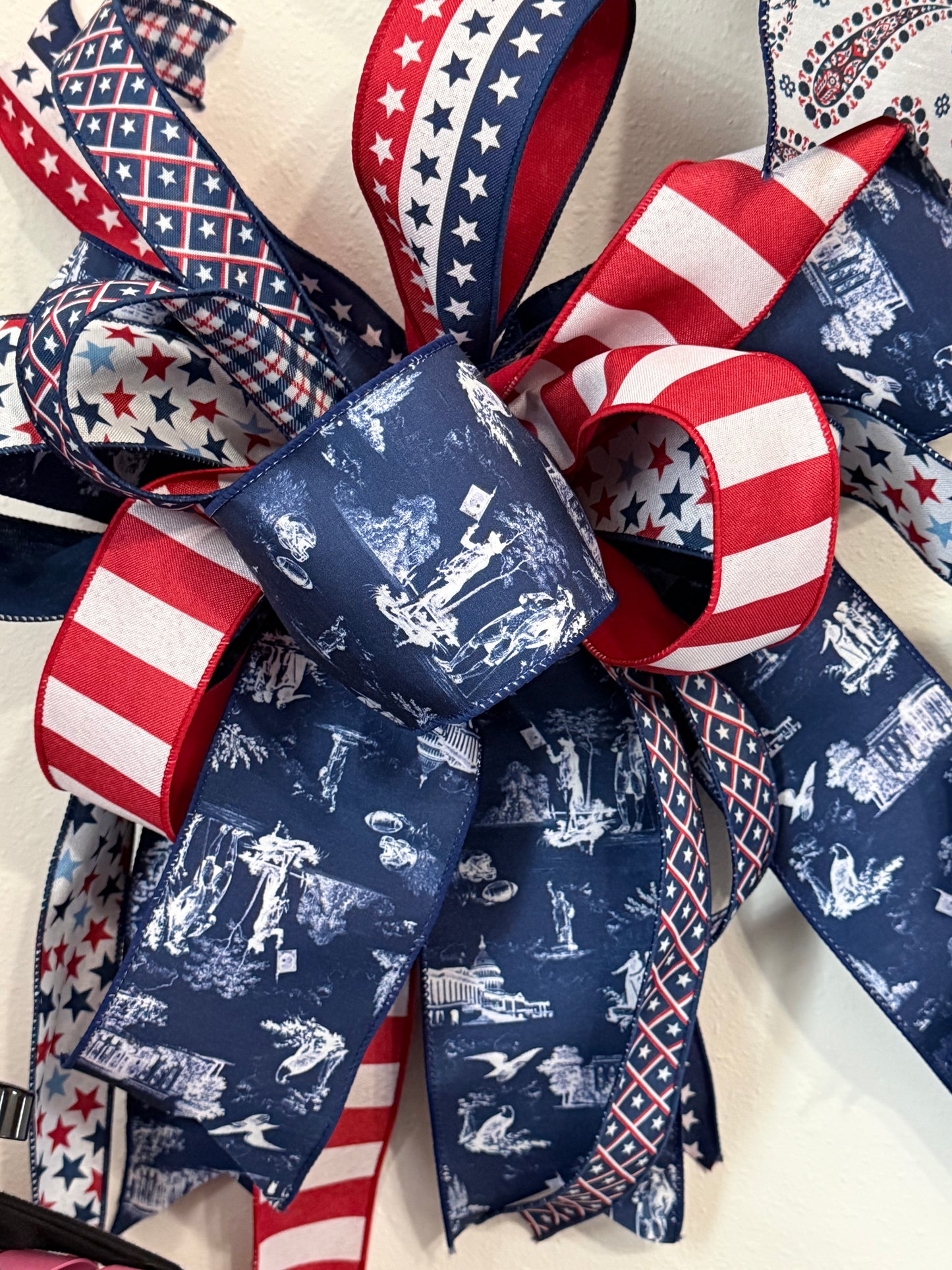 Tri stripe. 2.5” ribbon