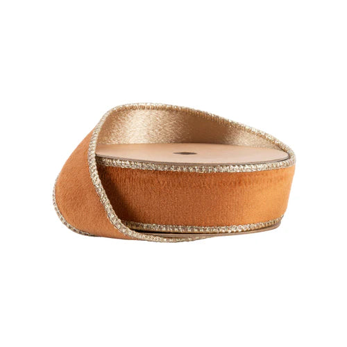 Rust Velvet Ribbon
