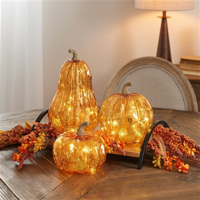 Led Pumpkin Set of 3