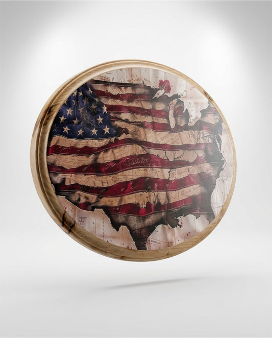 Riser oval Patriotic