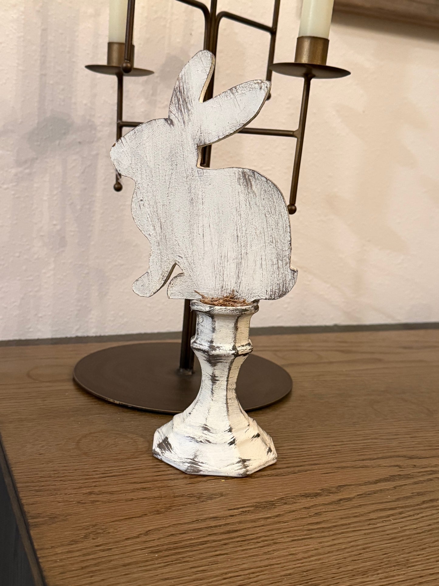 Bunnies (Antique White) Table Top piece