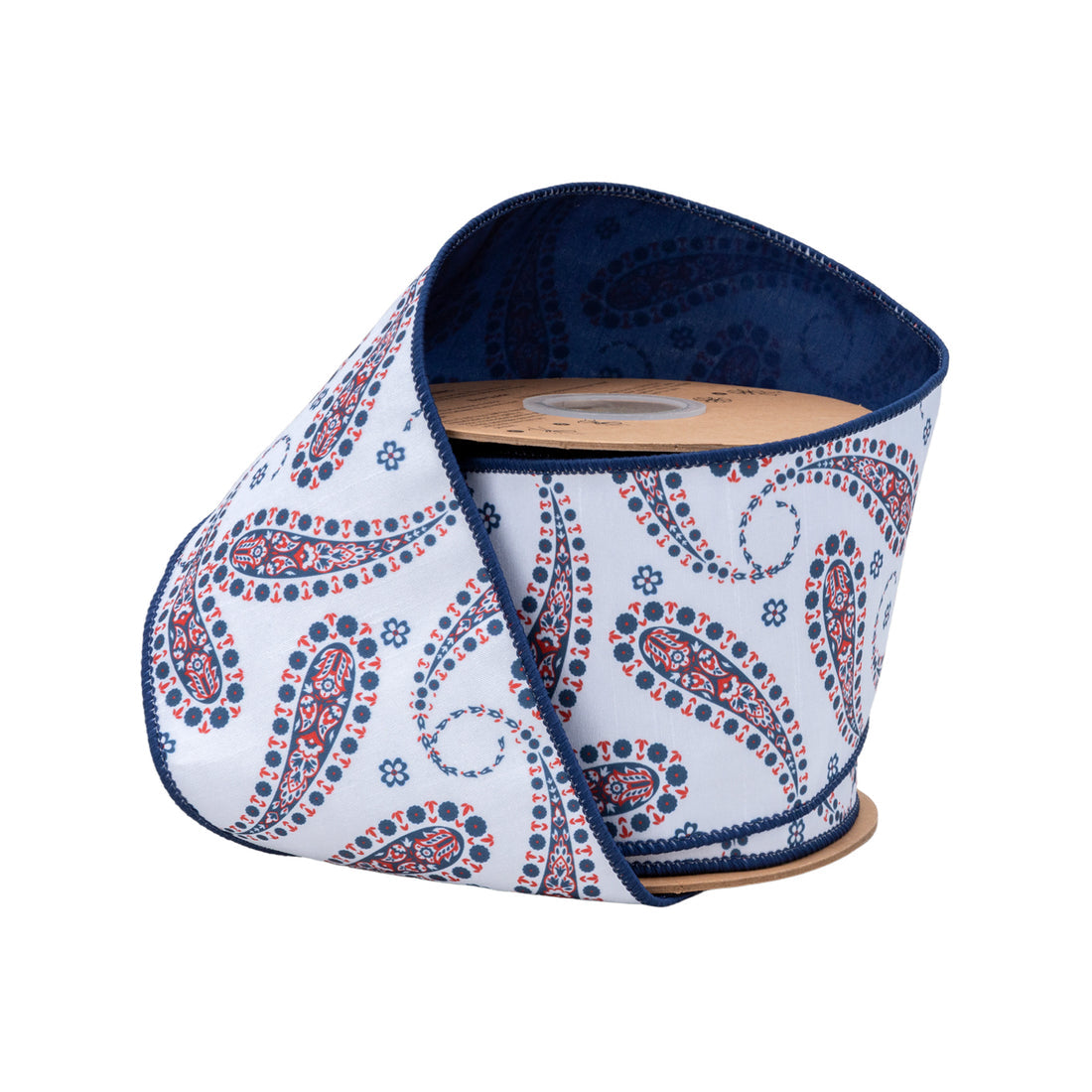 White paisley 4”