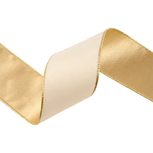 Ivory Gold Ribbon