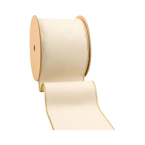 Ivory Gold Ribbon