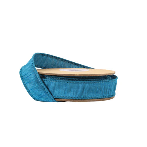 Peacock Blue Velvet Ribbon