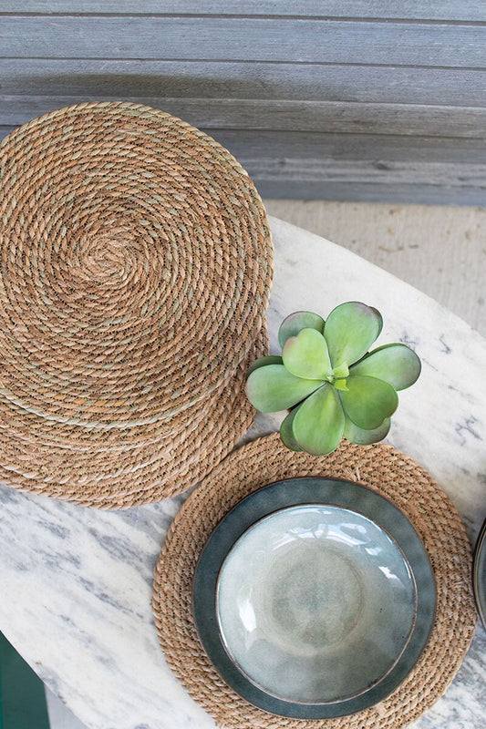 Round Seagrass Placemat (Coming Soon) Available for Pre-Order