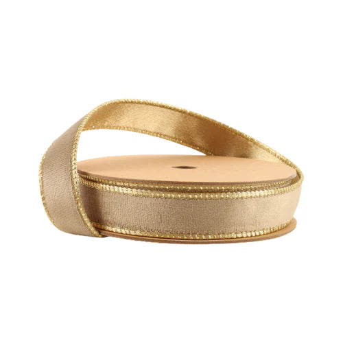 Latte Velvet Ribbon