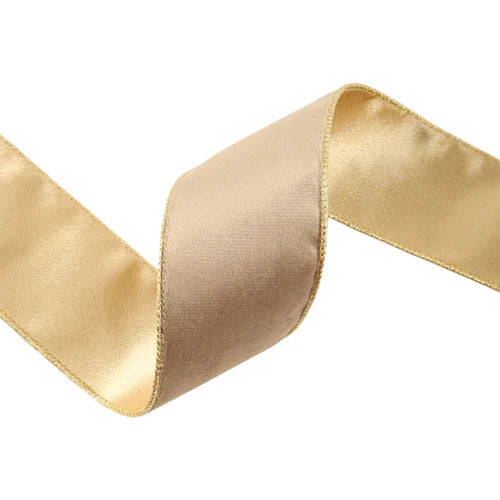 Latte Velvet Ribbon
