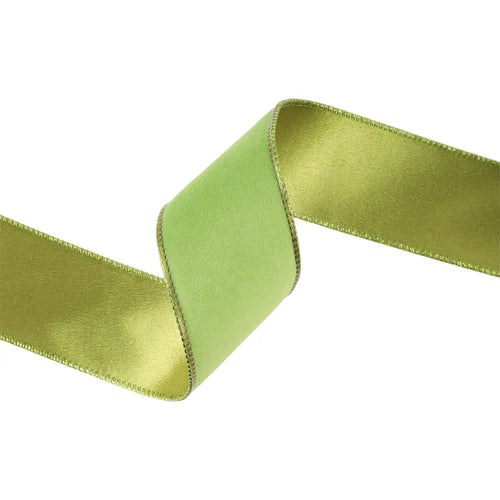 Lime Green Velvet Ribbon