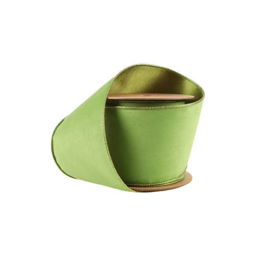 Lime Green Velvet Ribbon
