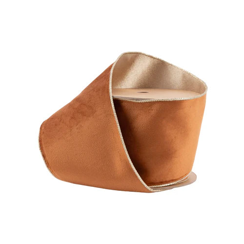 Rust Velvet Ribbon